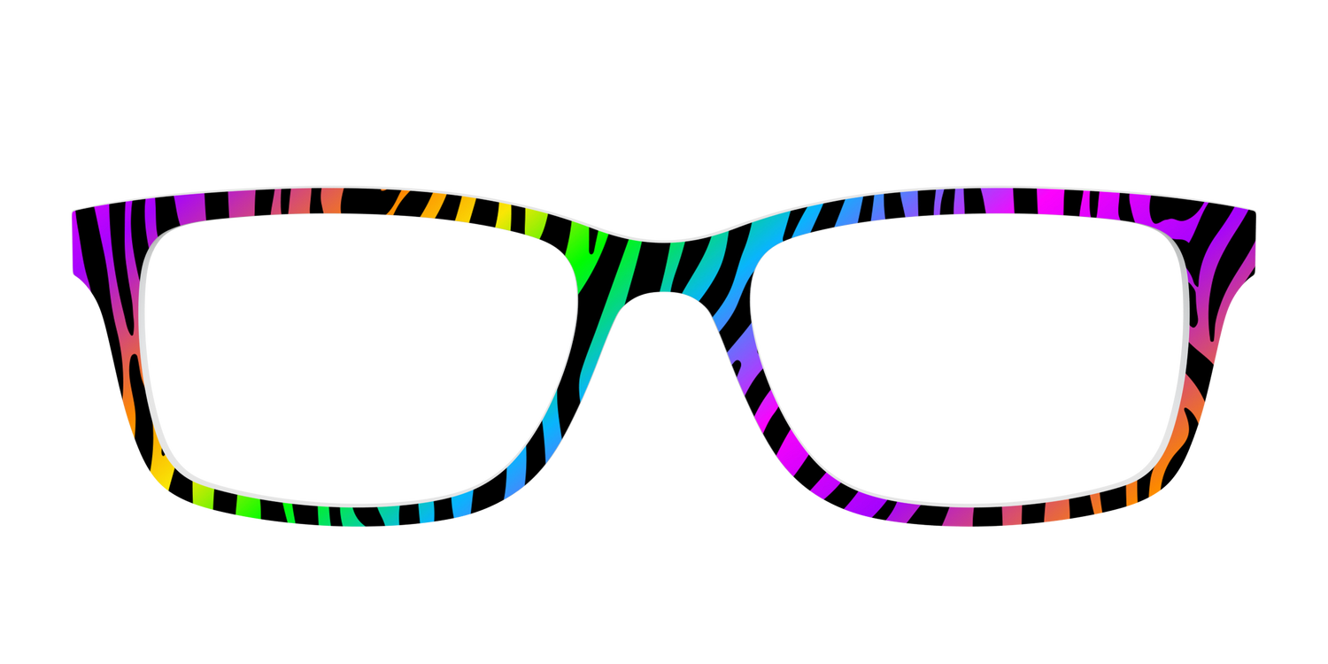 The Prismatic Zebra - Front Top Image - Pair Eyewear