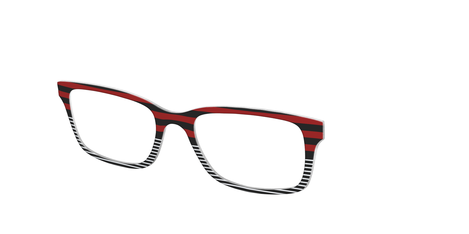 The Punk Stripes Split - Angle Top Image - Pair Eyewear