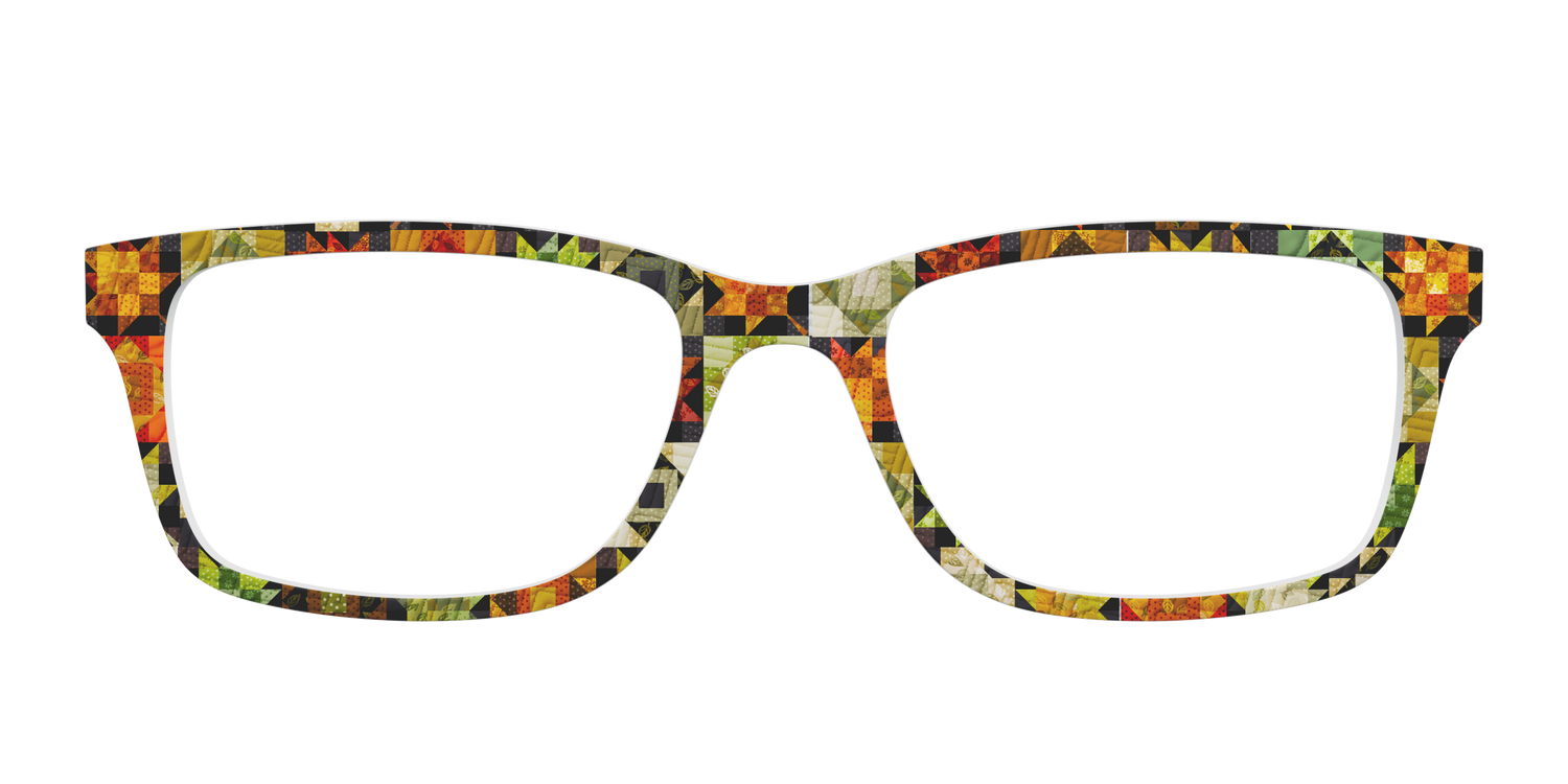 The Quilted Leaves - Front Top Image - Pair Eyewear