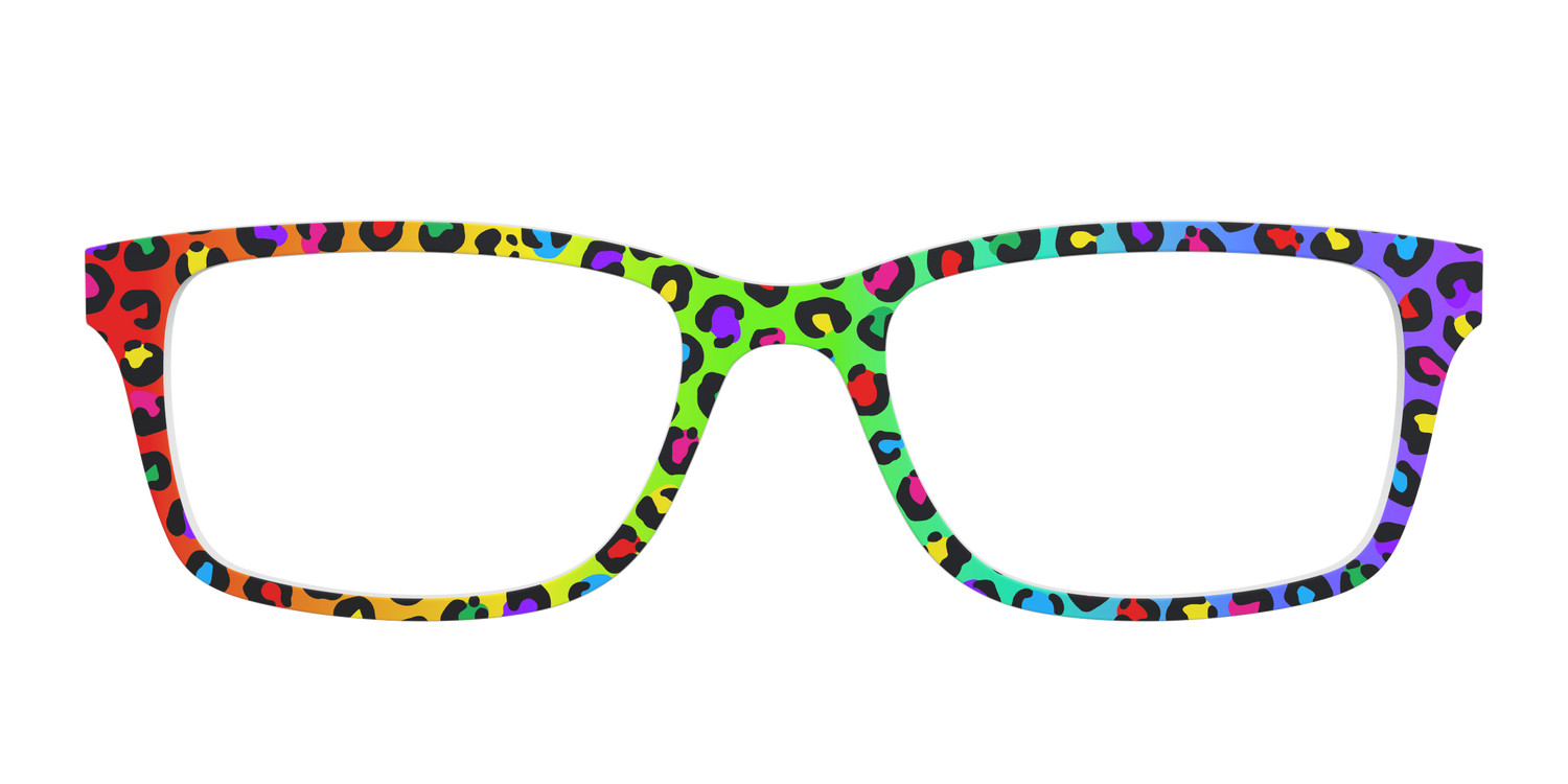 The Rainbow Cheetah - Front Top Image - Pair Eyewear