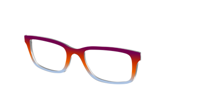 The Raspberry to Periwinkle Gradient - Angle Top Thumbnail - Pair Eyewear