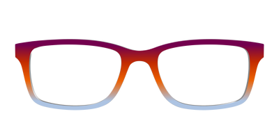 The Raspberry to Periwinkle Gradient - Front Top Thumbnail - Pair Eyewear