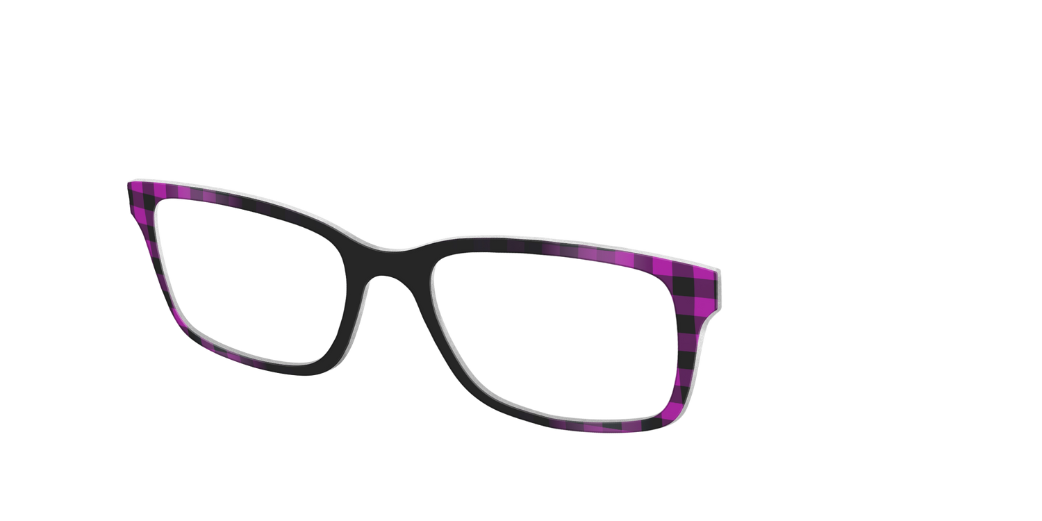 The Reimagined Plaid - Angle Top Image - Pair Eyewear