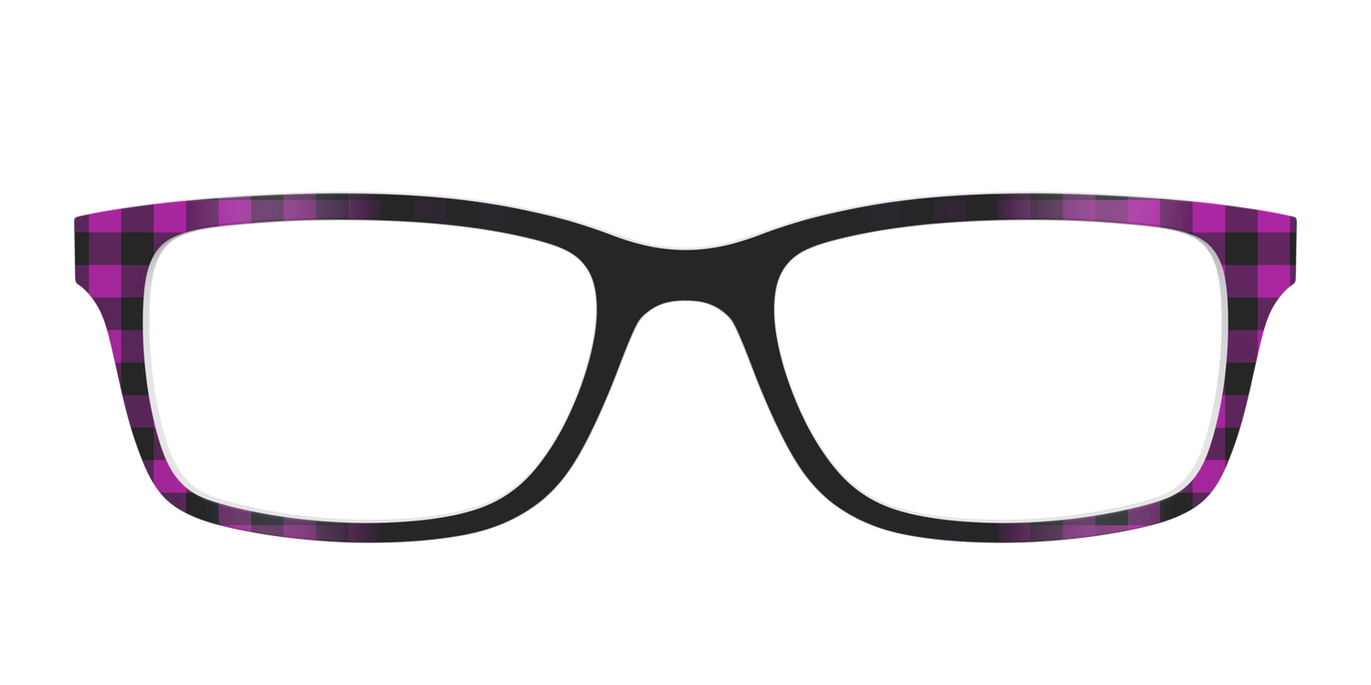 The Reimagined Plaid - Front Top Image - Pair Eyewear