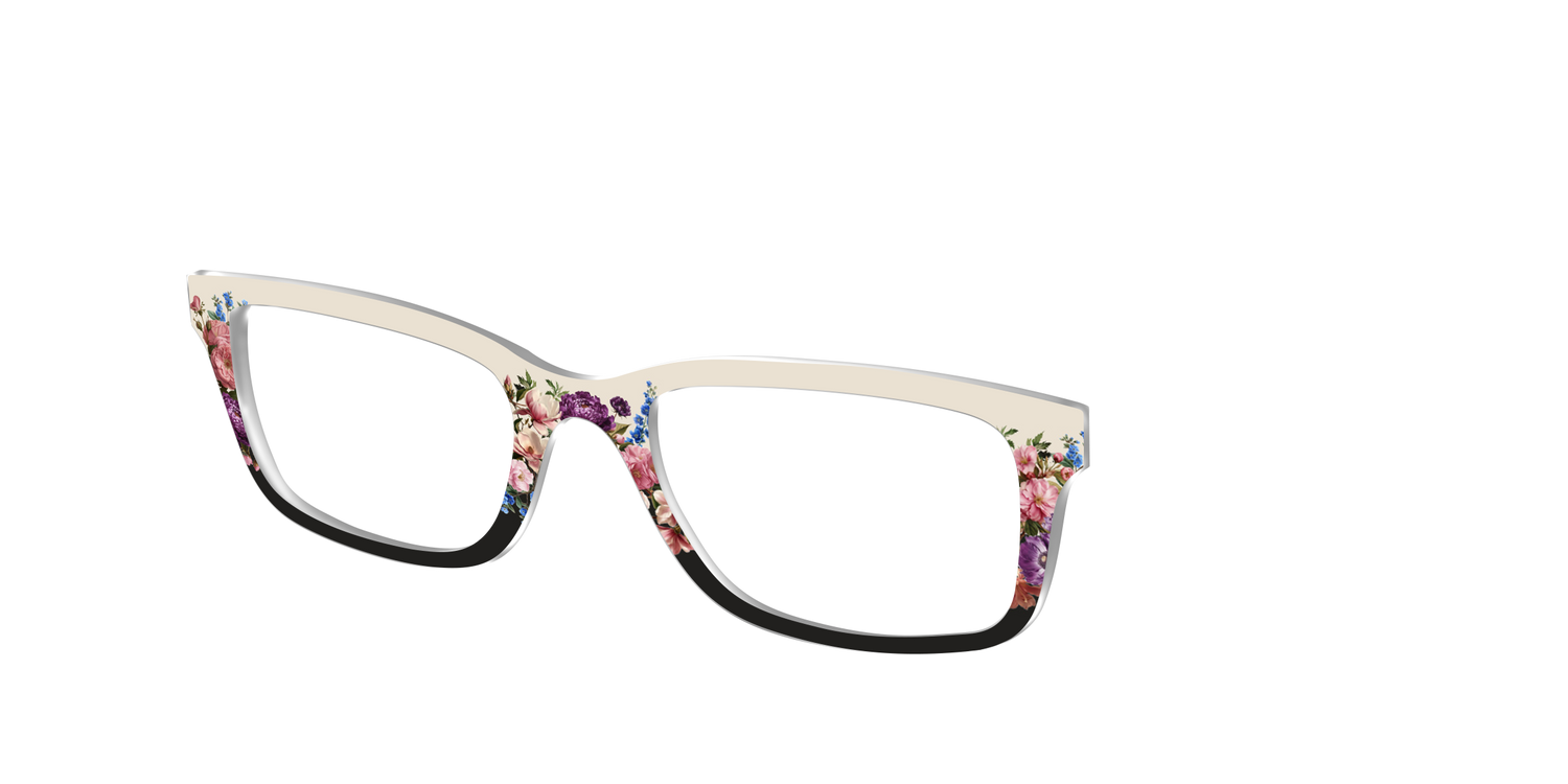 The Romantic Blossoms Split - Angle Top Image - Pair Eyewear