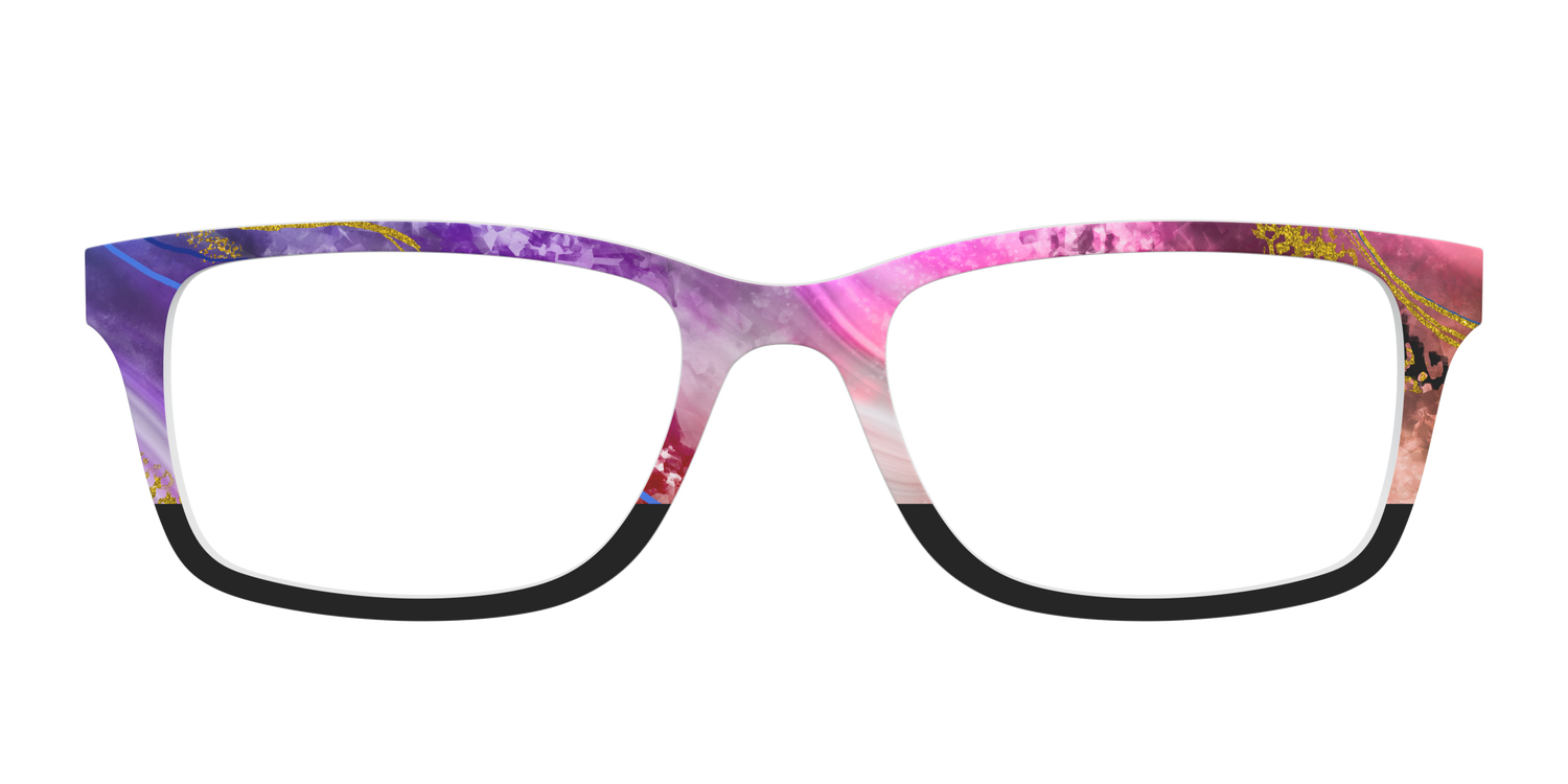 The Rose Quartz Crystal - Front Top Image - Pair Eyewear