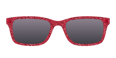 The Polarized Ruby Sparkle Sun Top - Front Top Thumbnail - Pair Eyewear