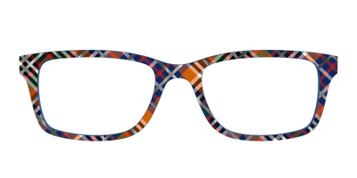The Scholastic Plaid with Foil - Front Top Thumbnail - Pair Eyewear