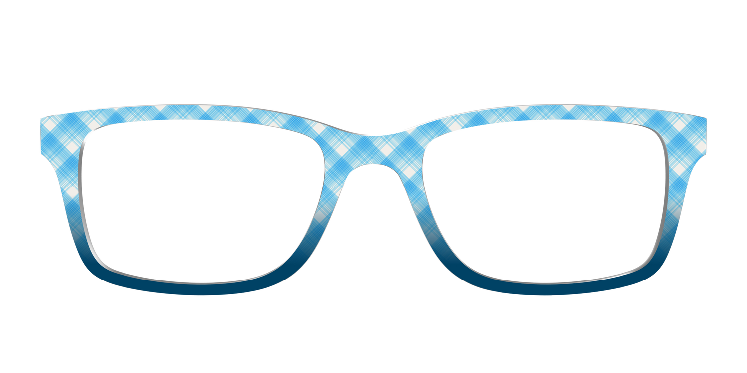 The Seaside Plaid - Front Top Image - Pair Eyewear