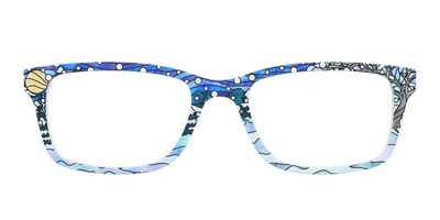 The Snowscape Stained Glass - Front Top Thumbnail - Pair Eyewear