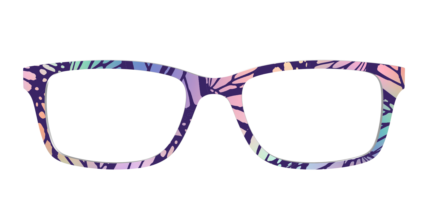 The Sorbet Wings Mosaic - Front Top Image - Pair Eyewear