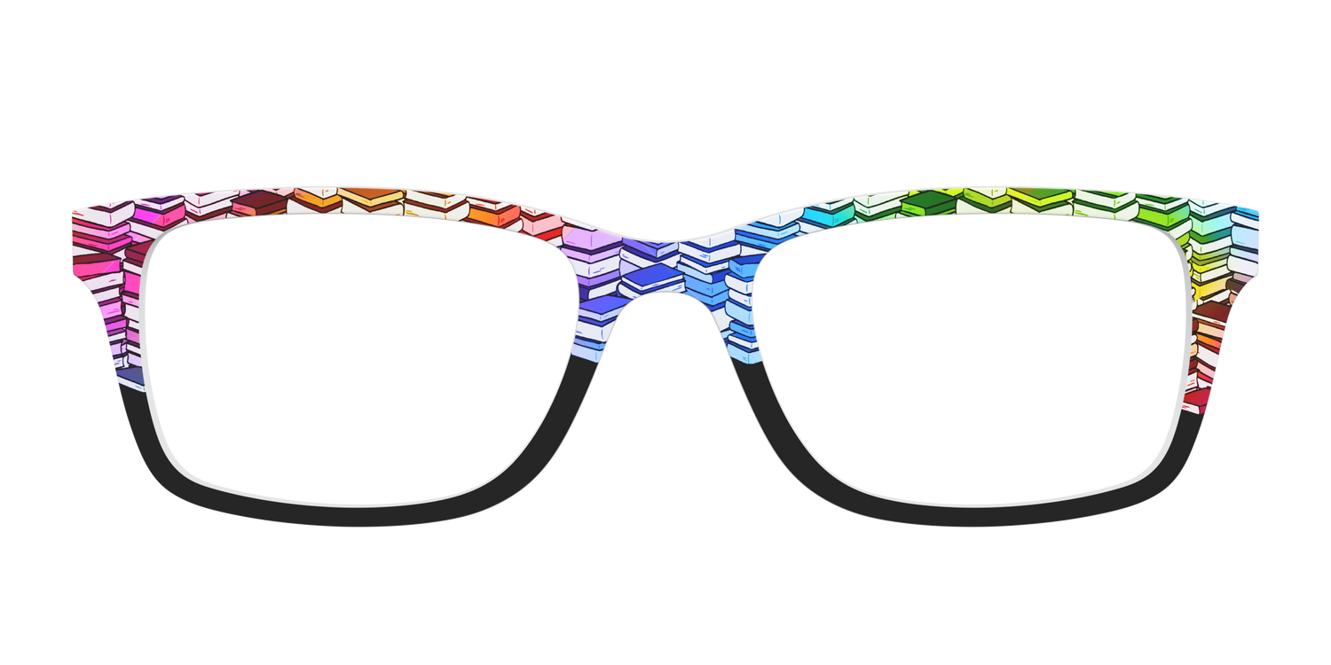 The Rainbow Stacks Split - Front Top Image - Pair Eyewear