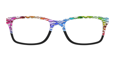 The Rainbow Stacks Split - Front Top Thumbnail - Pair Eyewear