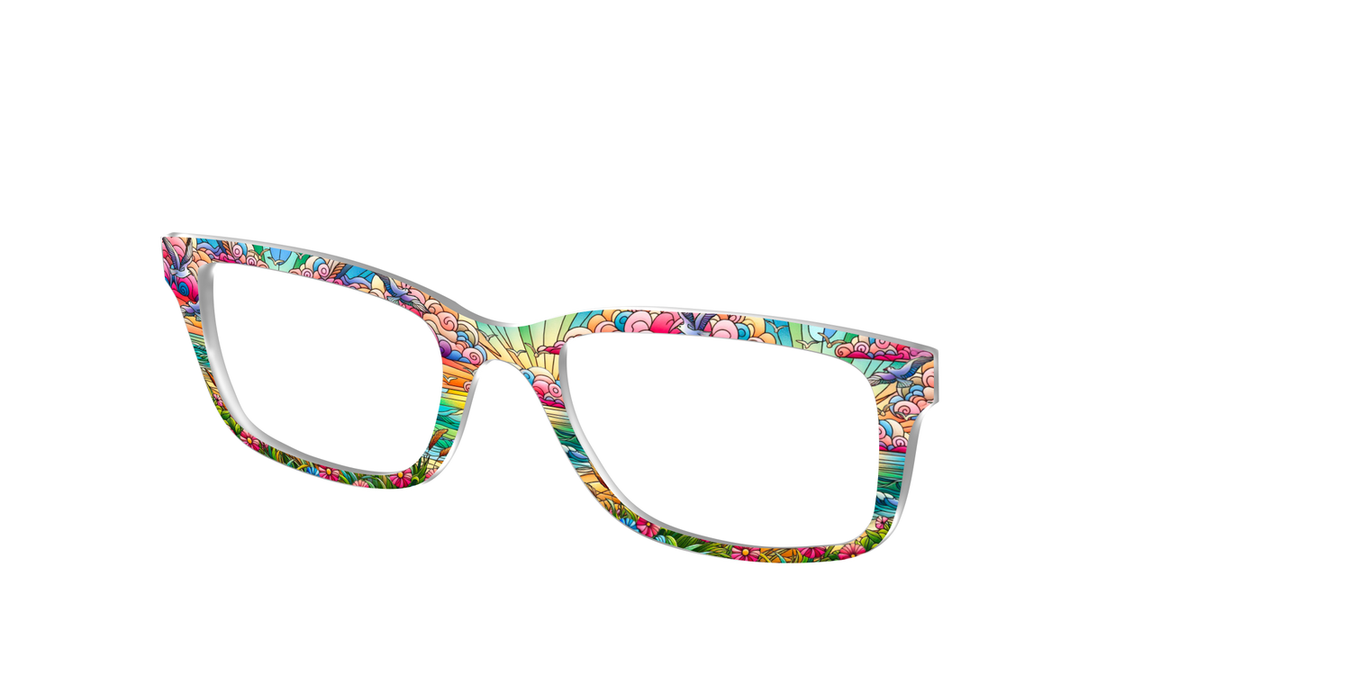 The Sun-Drenched Stained Glass - Angle Top Image - Pair Eyewear