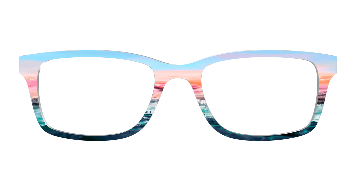 The Sunset Seashore - Front Top Image - Pair Eyewear