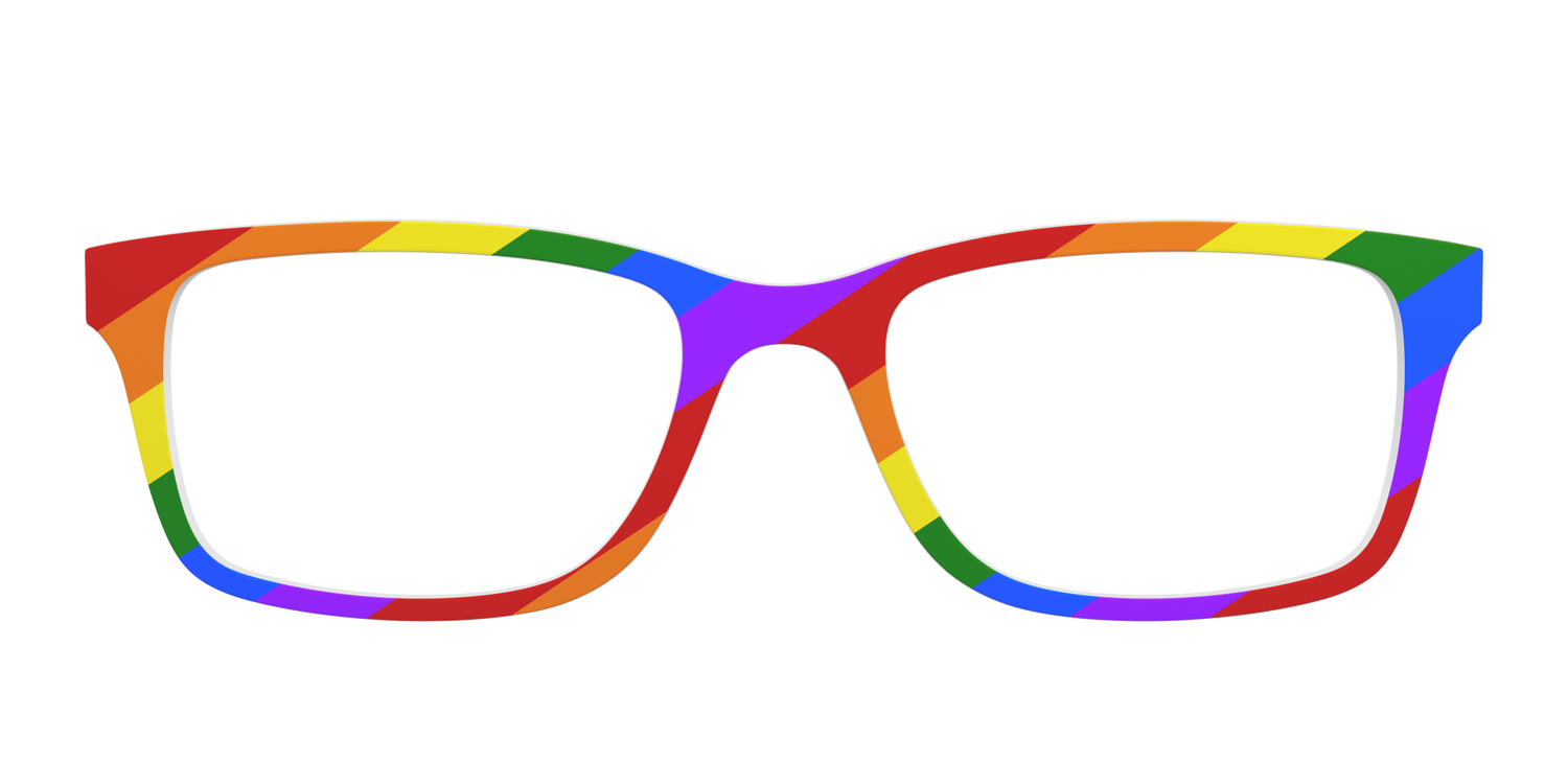 The Traditional Pride Flag - Front Top Image - Pair Eyewear
