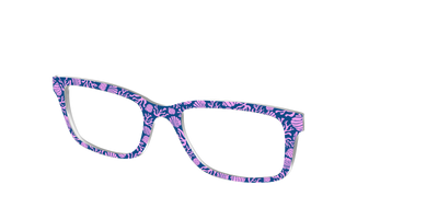 The Two-Toned Coral - Angle Top Thumbnail - Pair Eyewear