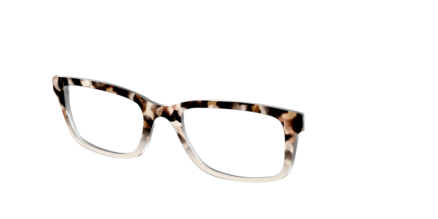 The Vanilla Latte Tortoise - Angle Top Image - Pair Eyewear
