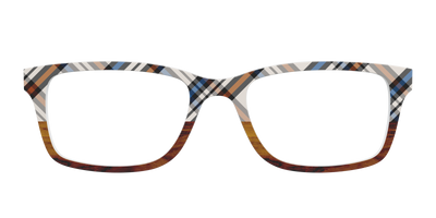 The Wood Split Plaid - Front Top Thumbnail - Pair Eyewear