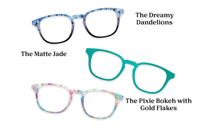 The Otis - Seafoam Clear - Pairing Set - Pair Eyewear