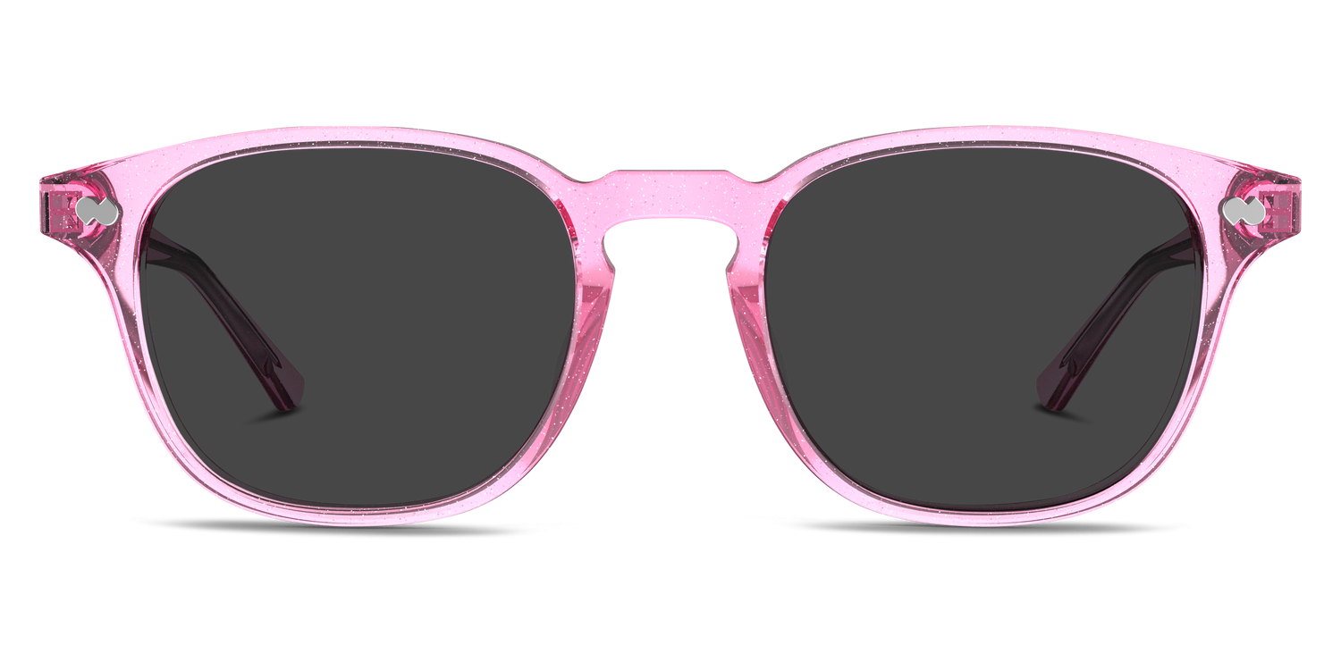 The Otis - Pink Glitter Clear Sun - Carousel1 - Pair Eyewear