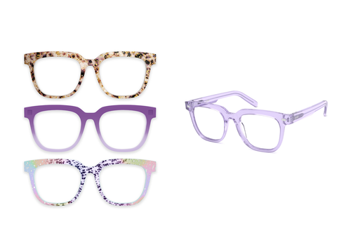 The Payton - Lavender Clear - Pair Eyewear