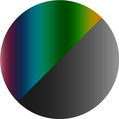 The Polarized Rainbow Gradient Sun Top