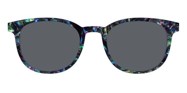The Reese - Violet Pearlized Gradient Acetate Rose Gold Metal