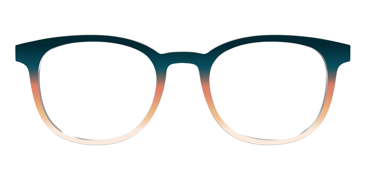 The Aegean to Apricot Gradient - Front Top Image - Pair Eyewear