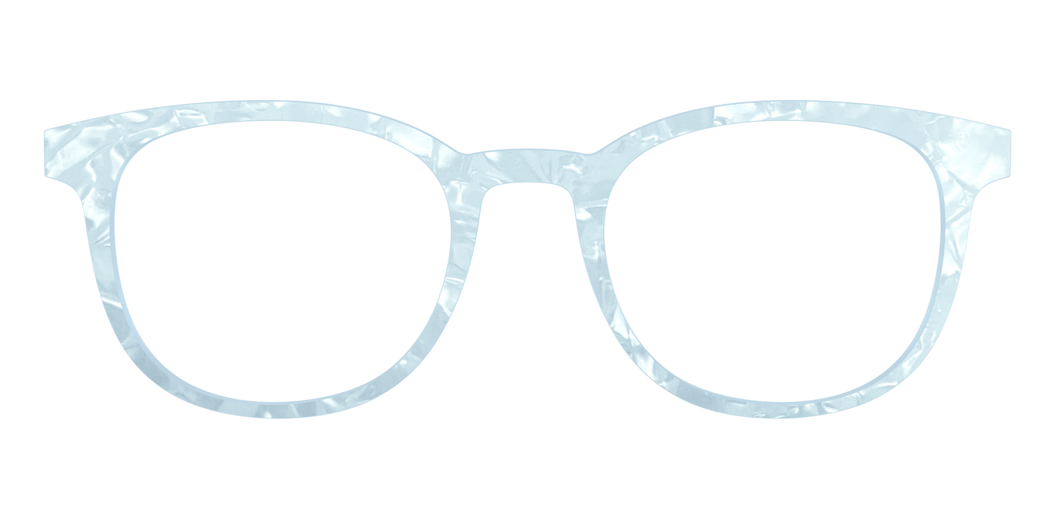 The Aquamarine Pearl Marble - Front Top Image - Pair Eyewear