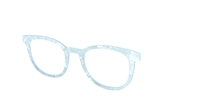 The Aquamarine Pearl Marble - Angle Top Thumbnail - Pair Eyewear