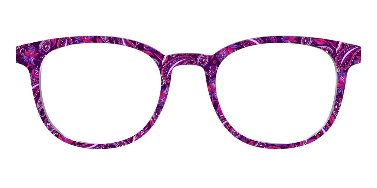 The Aubergine Paisley - Front Top Image - Pair Eyewear