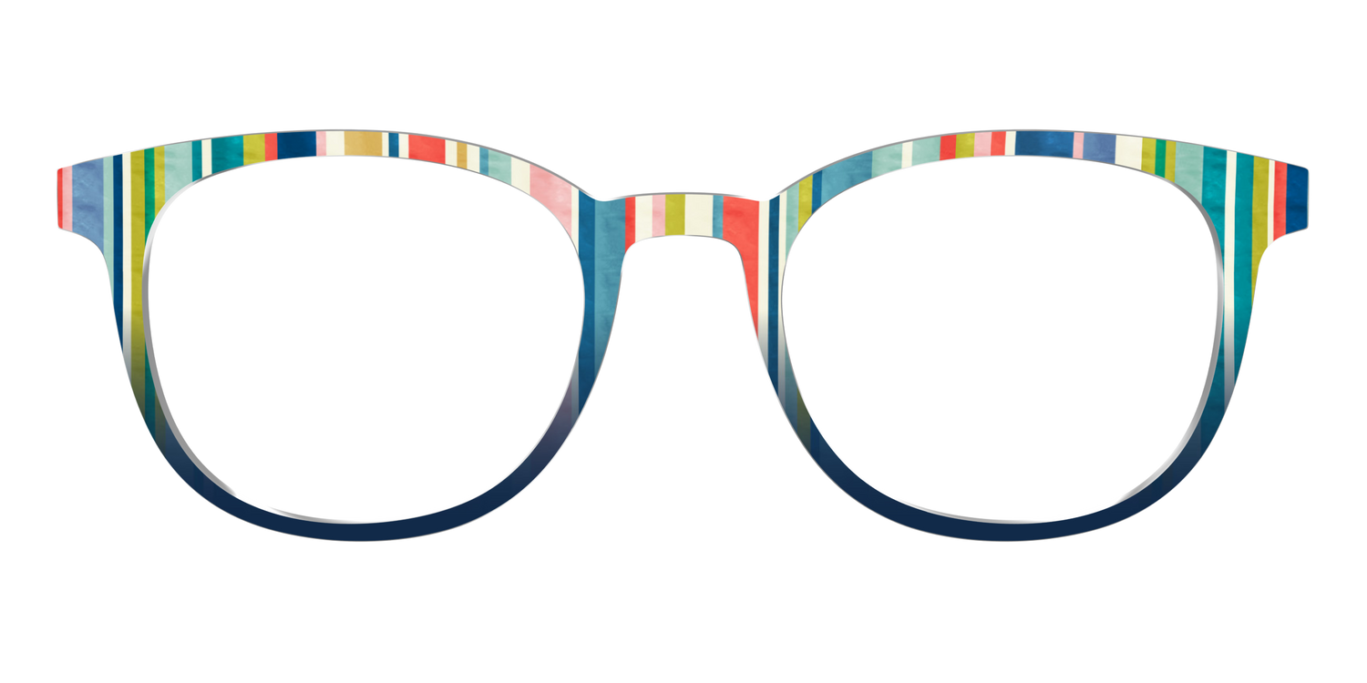 The Beach Bum Stripes - Front Top Image - Pair Eyewear