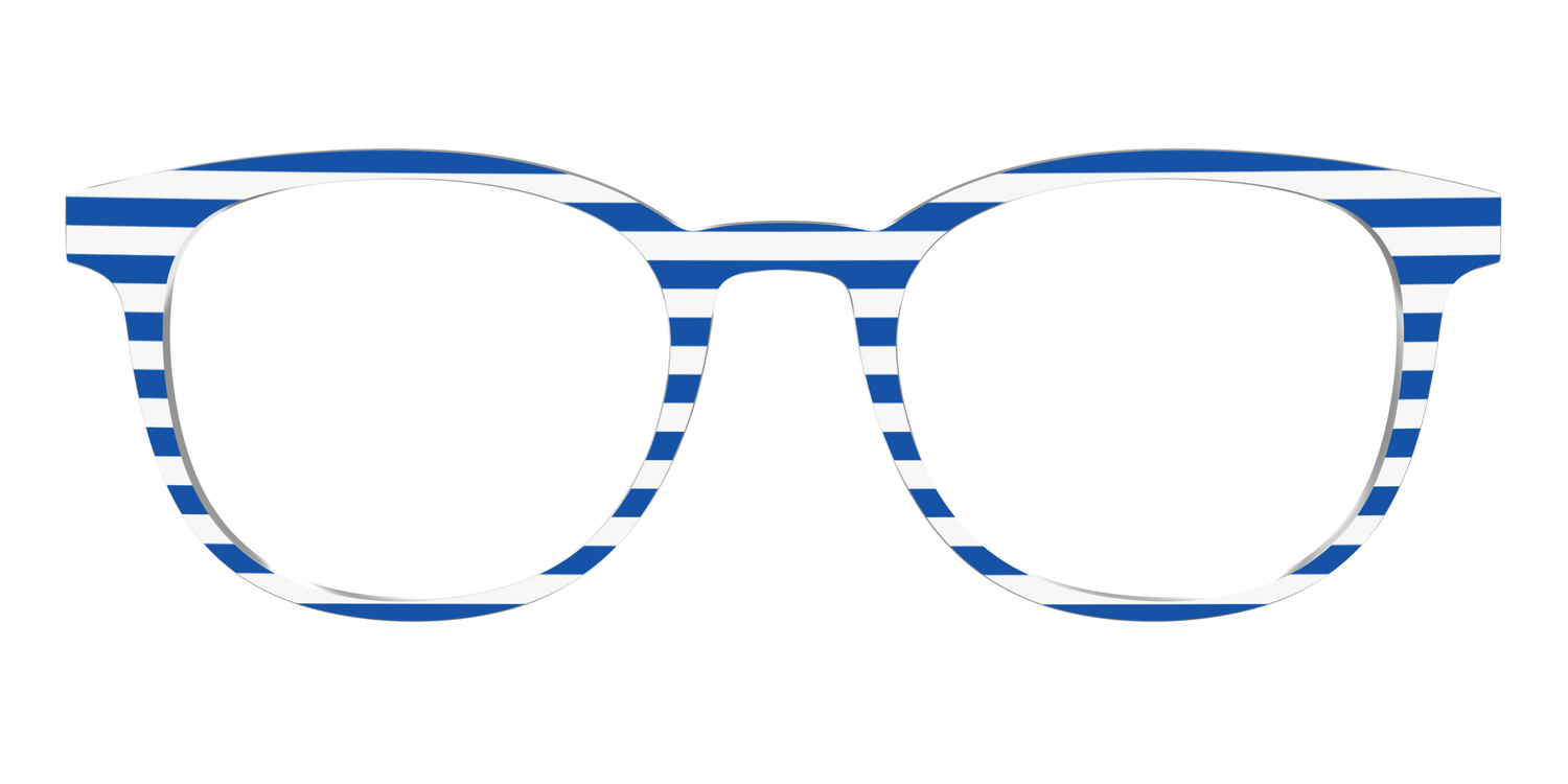 The Beach Umbrella Stripes - Front Top Image - Pair Eyewear