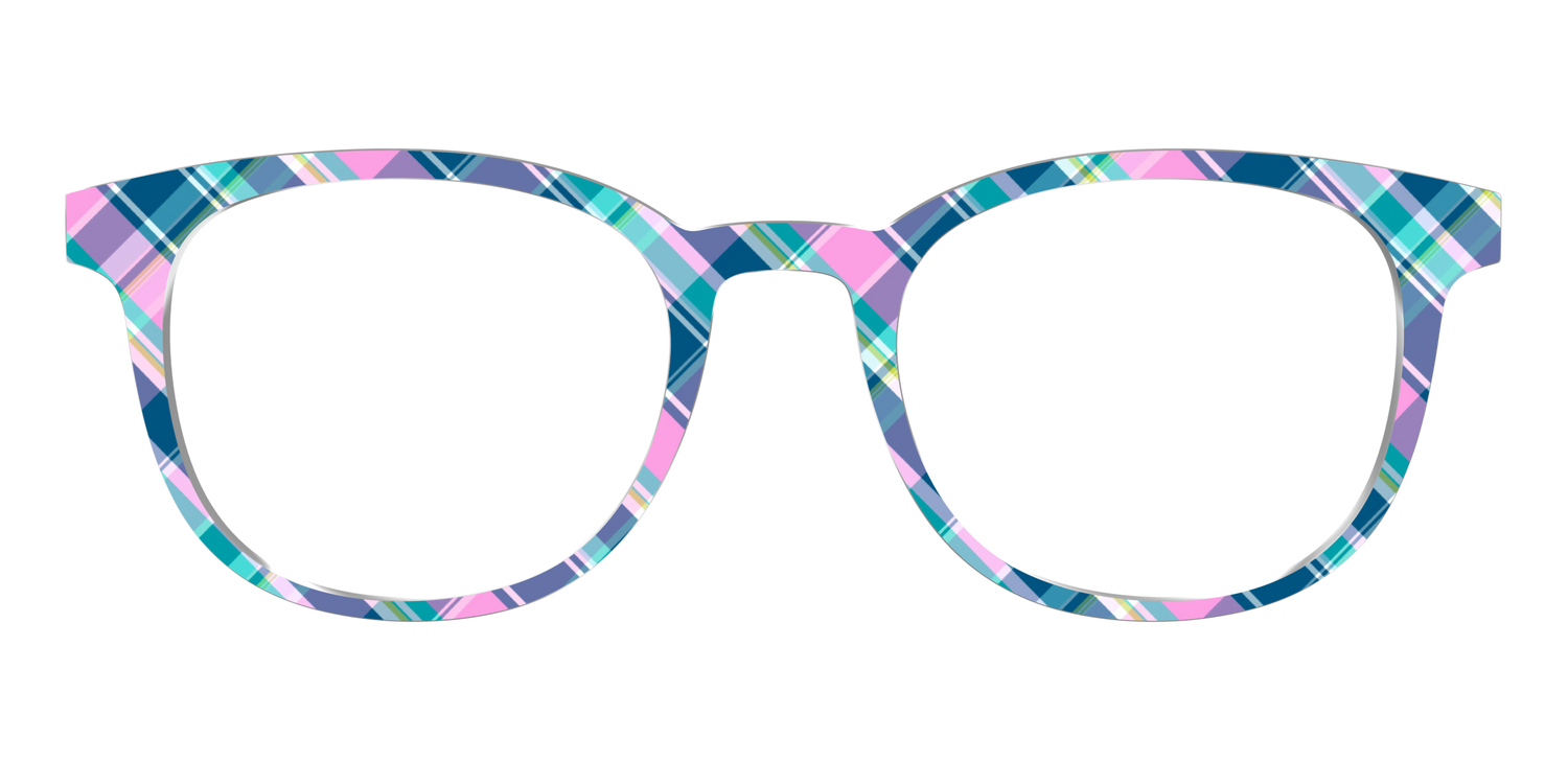 The Breezy Plaid - Front Top Image - Pair Eyewear