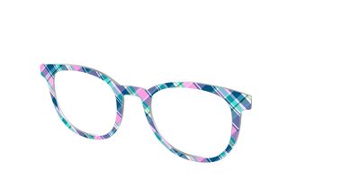 The Breezy Plaid - Angle Top Thumbnail - Pair Eyewear