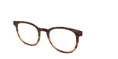 The Cabin Woodgrain Split - Angle Top Thumbnail - Pair Eyewear
