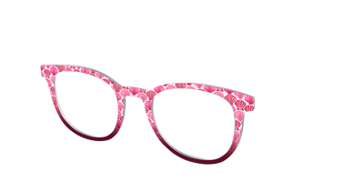 The Cerise Shell Scallop - Angle Top Thumbnail - Pair Eyewear
