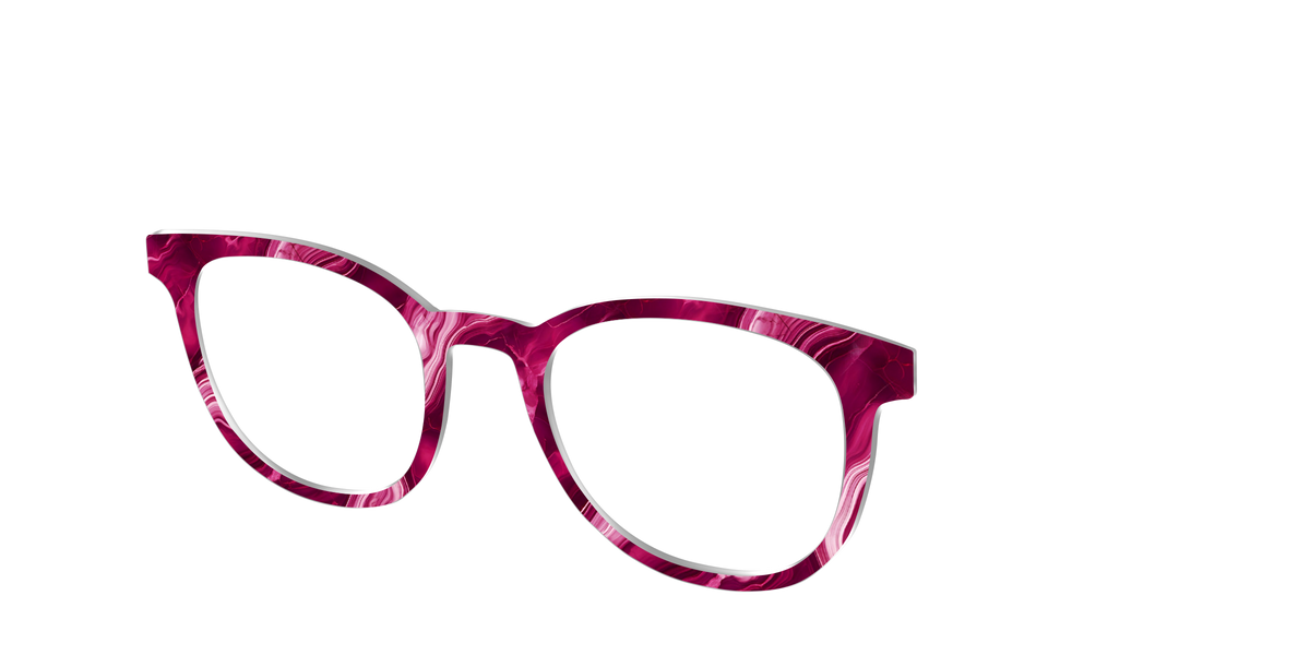 The Cranberry Marble - Angle Top Image - Pair Eyewear