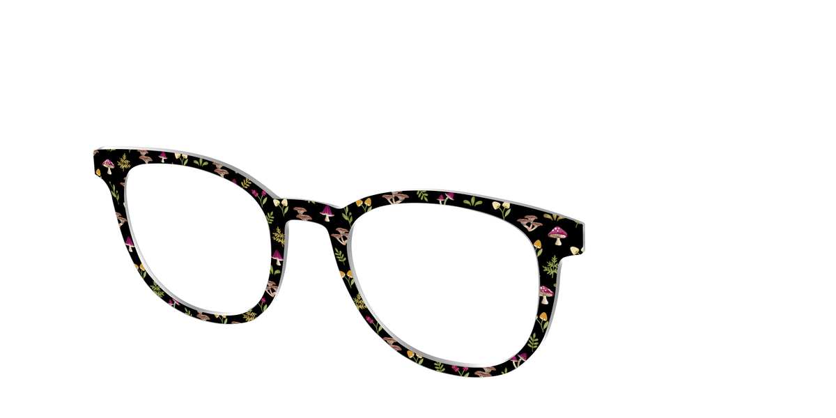 The Dainty Mushroom Floral - Angle Top Image - Pair Eyewear