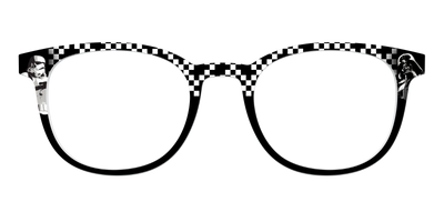 Dark Side Checker Split - Front Top Thumbnail - Pair Eyewear