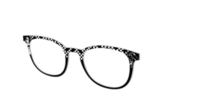 Dark Side Checker Split - Angle Top Thumbnail - Pair Eyewear