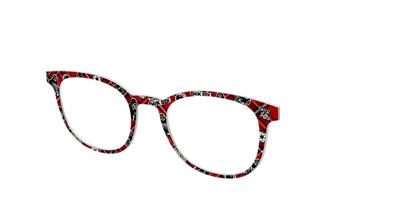 Dark Side Plaid - Angle Top Thumbnail - Pair Eyewear
