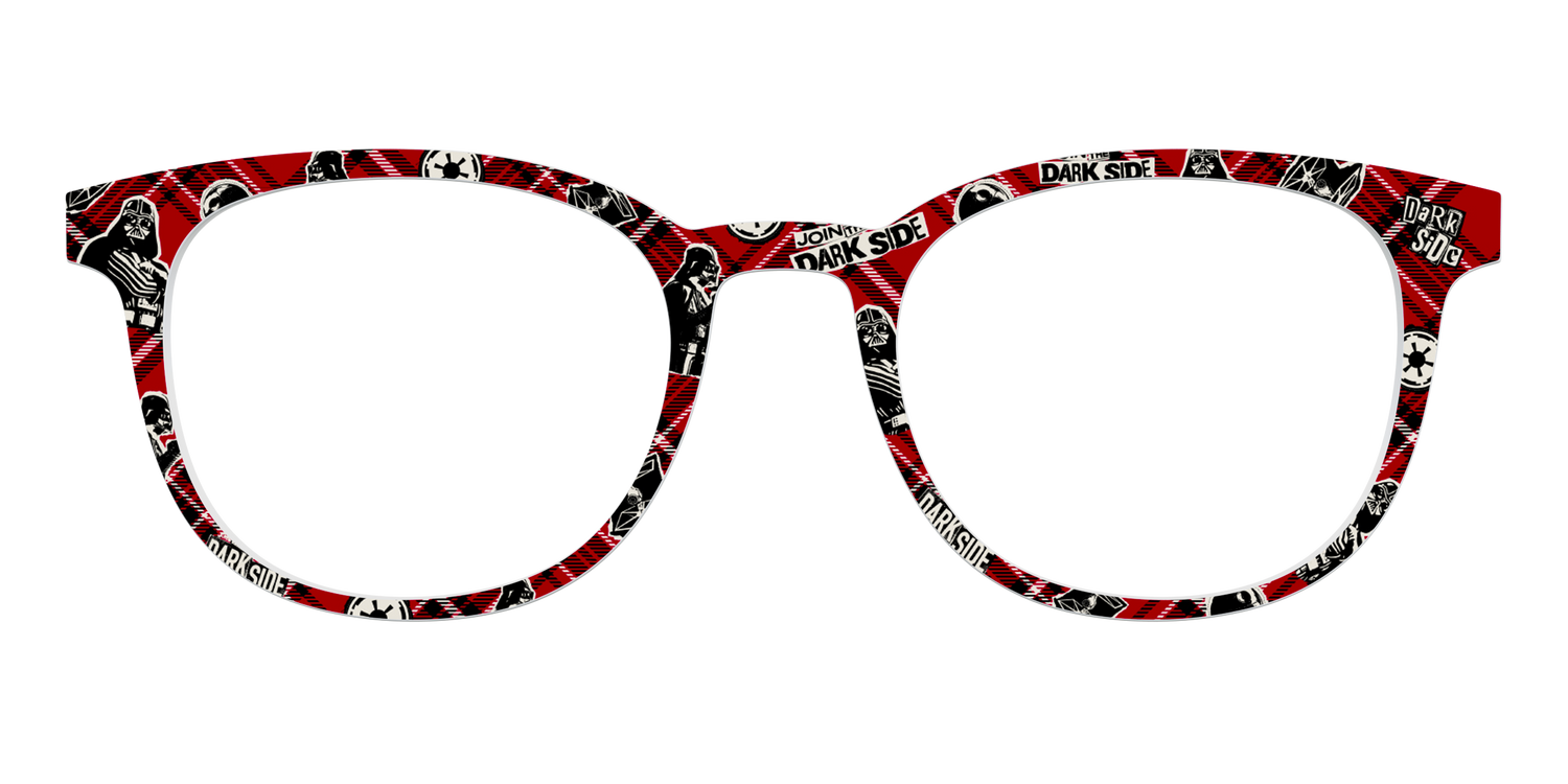 Dark Side Plaid - Front Top Image - Pair Eyewear