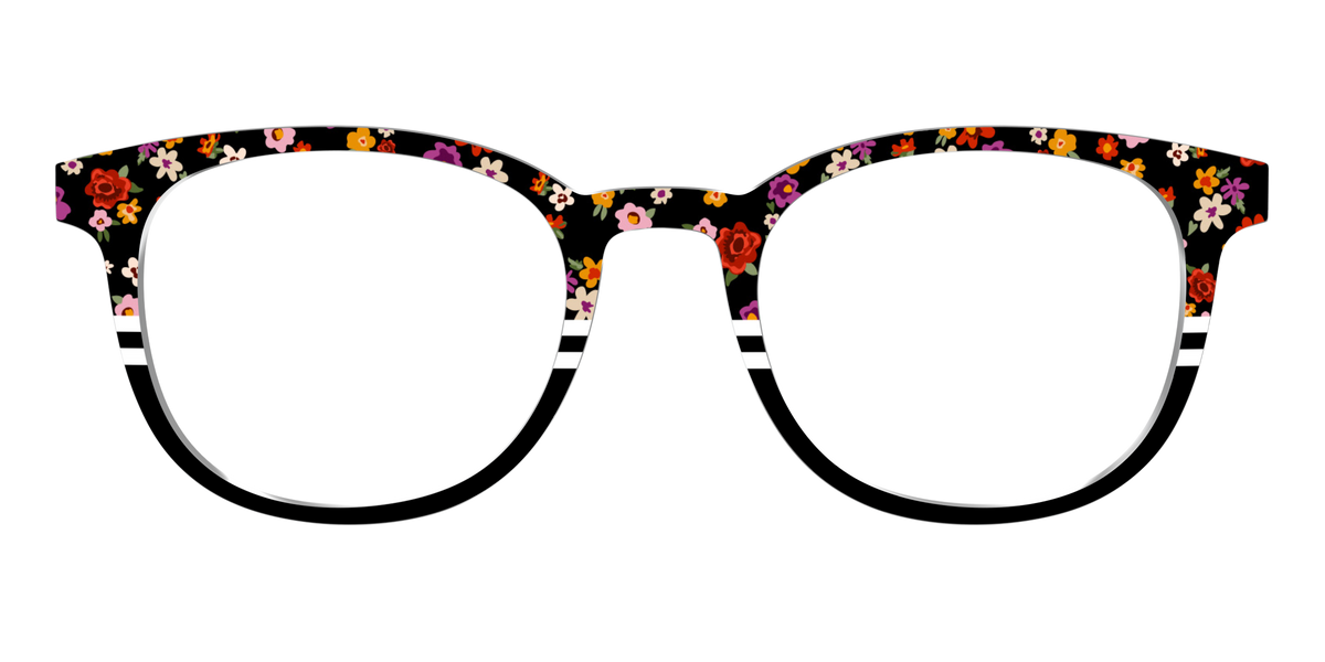 The Ditsy Stripe Split - Front Top Image - Pair Eyewear