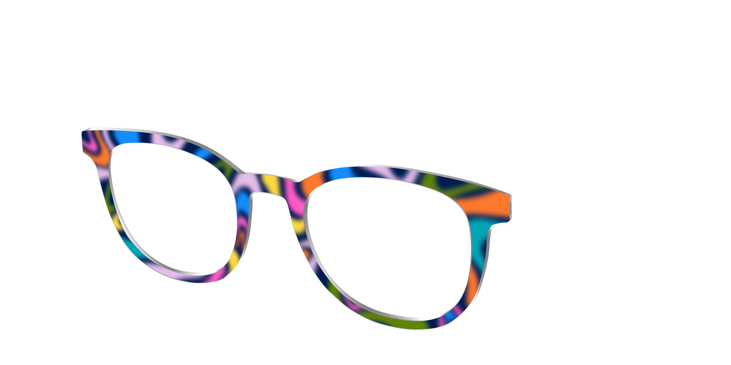 The Elementary Marble - Angle Top Image - Pair Eyewear