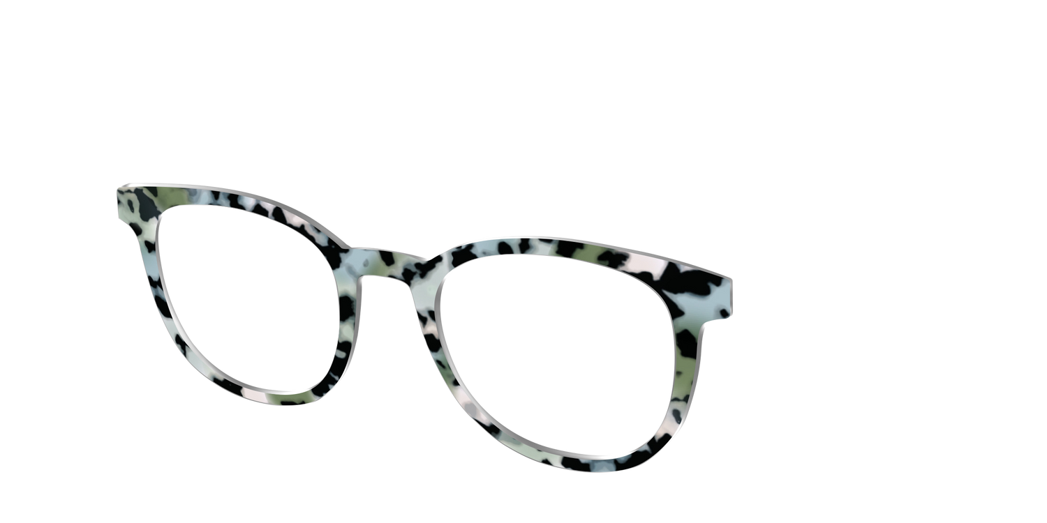 The Expressive Tortoise - Angle Top Image - Pair Eyewear