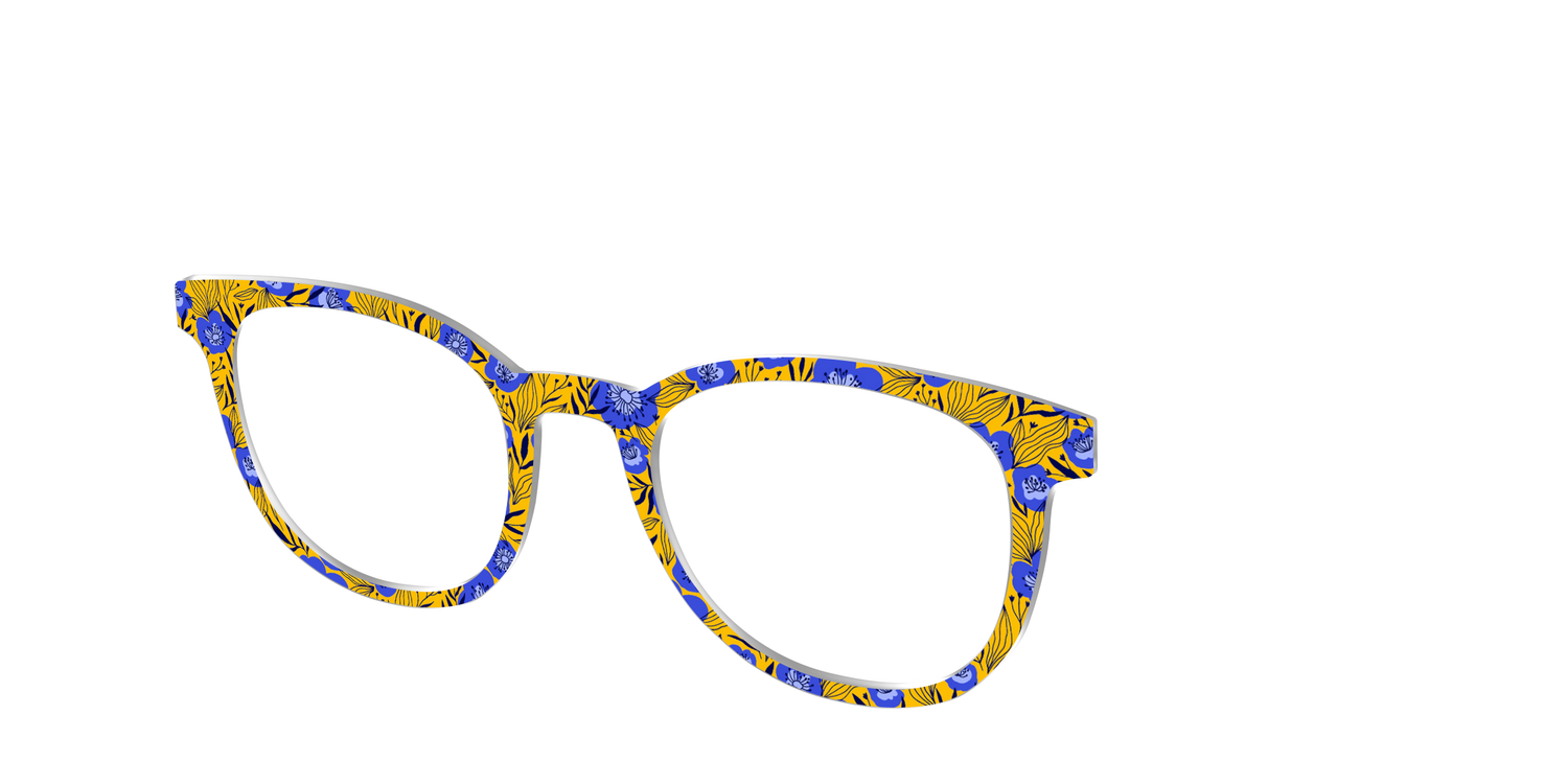 The Fab Floral - Angle Top Image - Pair Eyewear