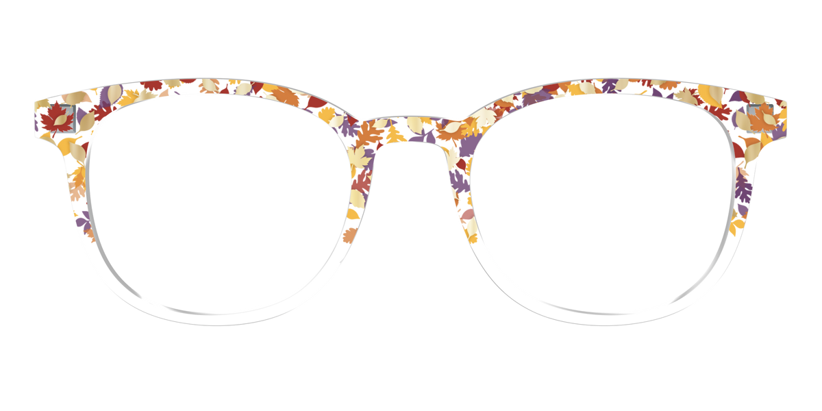The Fallen Leaves Confetti Crystal - Front Top Image - Pair Eyewear