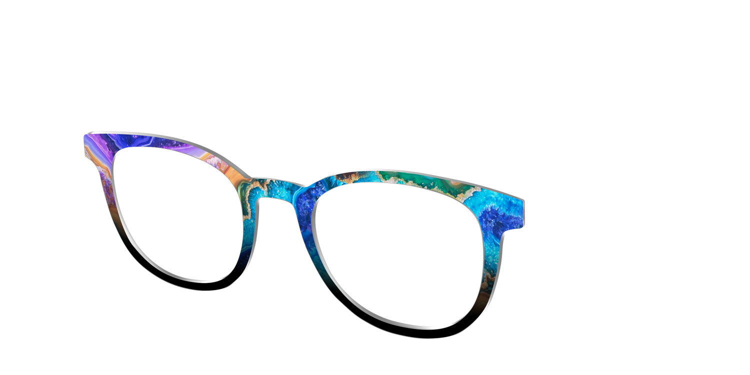 The Genius Geode - Angle Top Image - Pair Eyewear